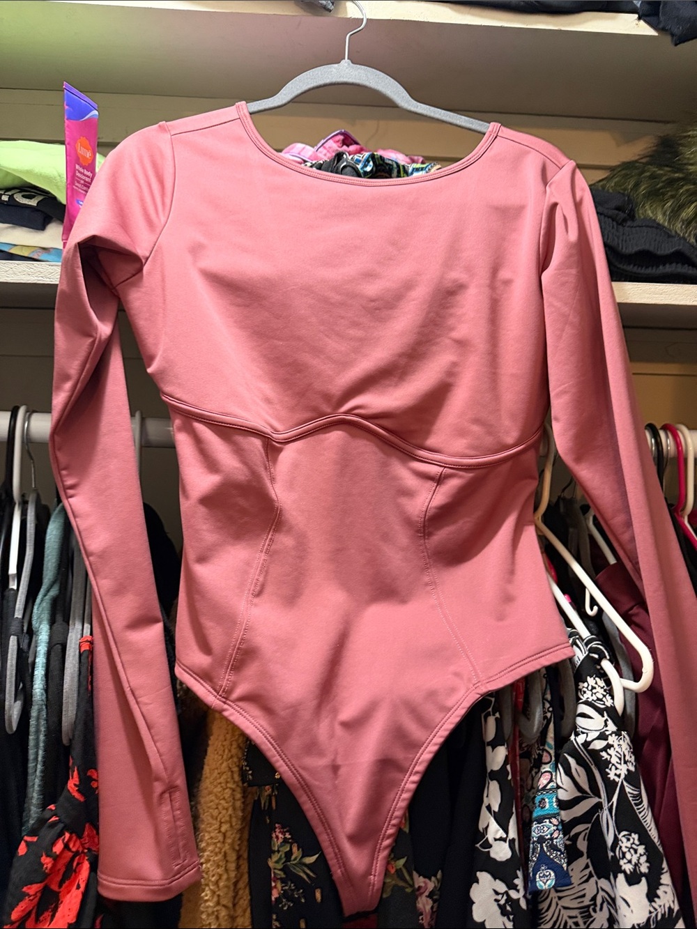 Mauve bodysuit